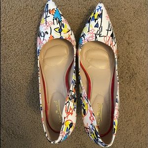 Multicolored 4 inch heels